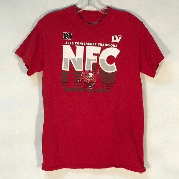 NFL Tampa Bay Buccaneers Short Sleeve Red Champs T Shirt Tee - Picture 3 of 9